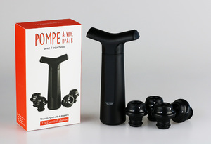 Pompe à vide et 4 bouchons