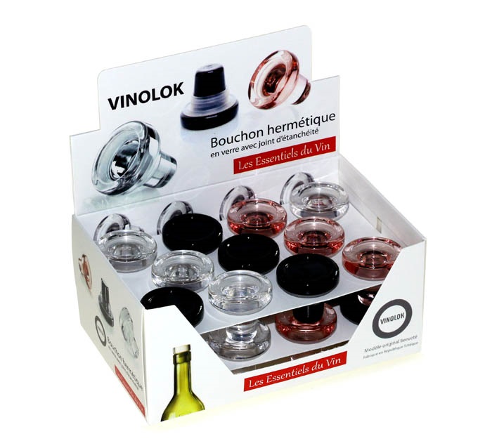 Le Vinolok, bouchon en verre